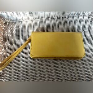 Yellow Universal Thread Wristlet Wallet